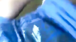 I took out my overgrown bolt and began to masturbate it through my underwear