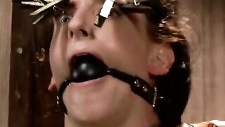 The poor girl was tied up and mocked her