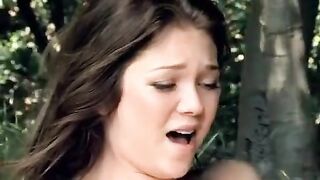 Two lesbians are fucking in the park during a picnic