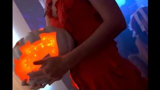 Halloween student party turns into an orgy, epic sex session