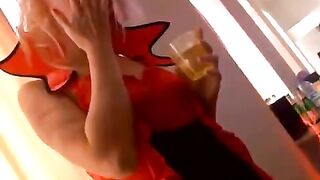Halloween student party turns into an orgy, epic sex session