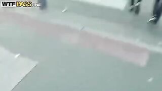 Tourist left his girl in the mountains and fucked a pick-up girl