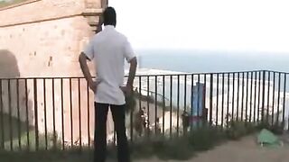 Group sex in public place with young beautiful girls to fuck