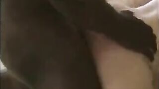 A guy fucked his wife in the bath, with a friend on webcam