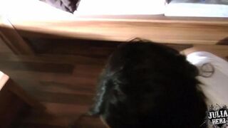A girl was fucked by her beloved in the most intimate way