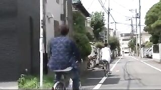 A Japanese girl was betrayed and her enemy took advantage of her in a bold move
