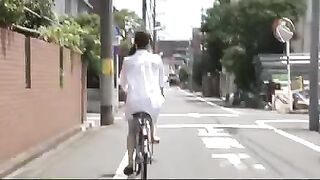 A Japanese girl was betrayed and her enemy took advantage of her in a bold move
