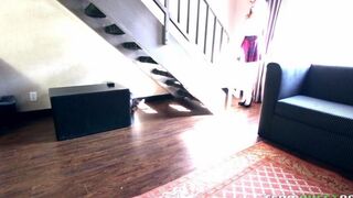 Heifer with a big ass gets plowed on the couch