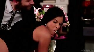 The boss licks the hairy pussy of his secretary in a steamy office encounter