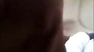 A beautiful girl watched as a man jerked his big dick with pleasure