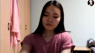 A man fucked a sexy Kazakh girl and she sucked his dick
