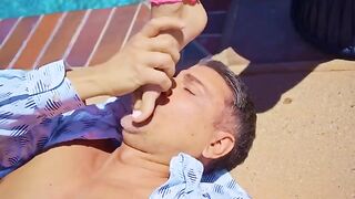 Kiss the ass before you can pull your cock out