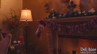 Hot Christmas fuck with a blondie in high heels