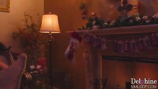 Hot Christmas fuck with a blondie in high heels