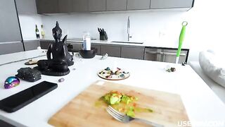 A hot freeuse sex with a gorgeous mother-in-law in POV style