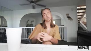A girl gave a blowjob to the guy in his car, it went too far