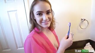The only way to shut her up is through this steamy method