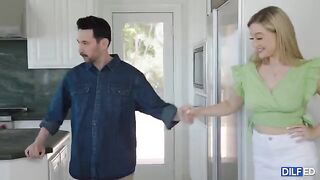 A dad checks the intimacy of his daughter with her girlfriend