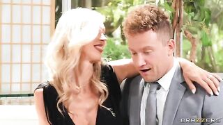 A hot blondie is fucking with her friend in a steamy episode