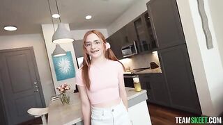 She gets pleasure from messy blowjob sessions