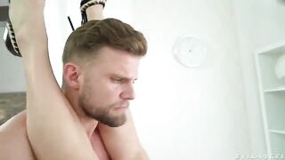 The sexy MILF gets her asshole gapped and squirts like a mad one
