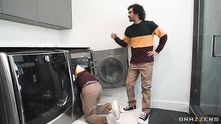 She was dreaming of sex with two guys and now they are here