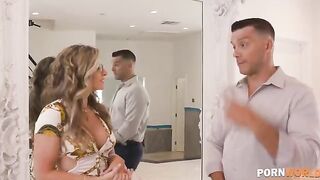 Real estate agent fucked busty MILF Cory Chase in her ass after a tough day