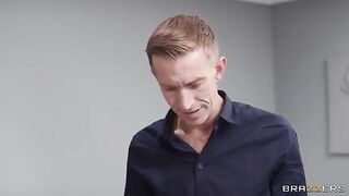 The guy gently fucks his girlfriend in her panties