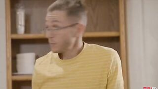 Two mature ladies in a threesome trying to seduce a young guy