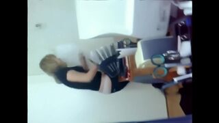 A hot Kazakh woman is fucking with her colleague in this steamy scene
