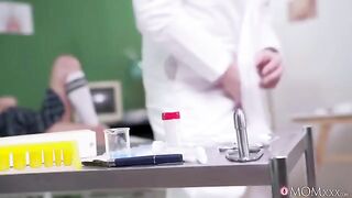 A hot girl is being treated by a doctor in this hot porn video