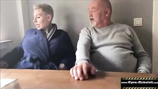 My friend's wife is a whore - hardcore German MILF action