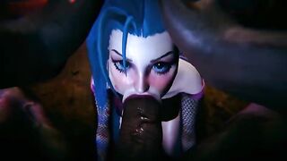 Jinx and Vi get their pussies smashed by a BBC