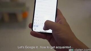 A beauty from a dating site gets fucked on the first date by a stranger