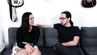 Kylei's first porn video! Follow us on social media!