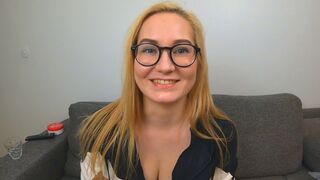 Real casting with a girl from the streets, showcasing raw passion and intense encounters