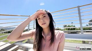 No trouble with mouth - a beautiful and delicious blowjob from an Asian girl