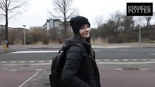 Picked up a cute girl on a walk, Holland vlog