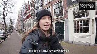 Picked up a cute girl on a walk, Holland vlog