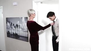 The mother-in-law also wanted to join in the steamy action