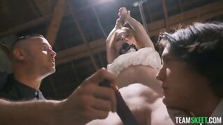 The girl seemed to enjoy the role play, so she went on doing it