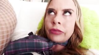An angel with a daring anal character, delivering intense pleasure