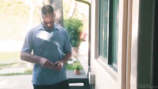 A cute girl sits on her boyfriend’s face and fucks with him