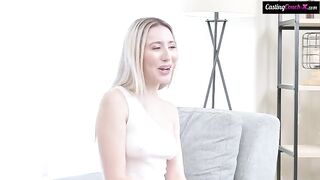 Cute baby has a hard time with a cock in her pussy