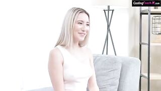 Cute baby has a hard time with a cock in her pussy