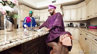 A couple has a magical sex with an ebony partner