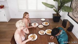 Who said mature girls can't be nymphomaniacs? A hot threesome