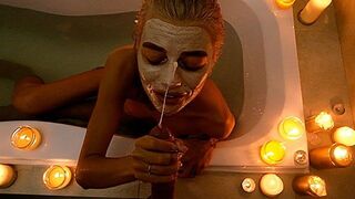 Peeping on stepsister in the bathroom, things heated up