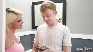 A mother can spoil her son in the most intimate way