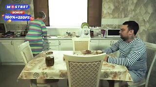 A man fucked his pregnant brother's wife, a stunning blonde